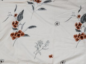 PrzytulneMieszkanie.pl PrzytulneMieszkanie.pl Dwustronna pościel DUO SENSE SOFIRA kremowa + poszewka na poduszkę 40x50 cm GRATIS Rozmiar pościeli: 70 x 90 cm | 140 x 200 cm