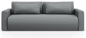 Szara rozkładana sofa ze schowkiem 238 cm Belfast – Cosmopolitan Design