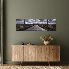 Obraz drogi na pustyni (170x50 cm)