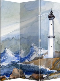 Parawan - Malowarstwo latarni morskiej (126x170 cm)