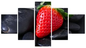 Obraz truskawki (125x70 cm)