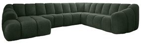 Ciemnozielony narożnik (prawostronny/w kształcie litery U) Shell – Miuform