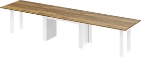 Stół z blatem rozkładanym do 410 cm Magro dąb Hubertus