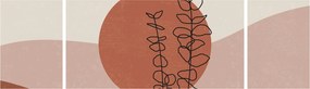 Obraz - Boho leaves N⁰1 (170x50 cm)