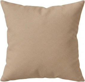 Poszewka na poduszkę z mikrofibry MICROVELLE 45x45 cm, beżowo-brązowy