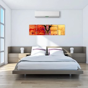 Obraz - Afrykańskie boginie (170x50 cm)