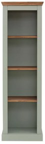 Jasnozielony regał z litego drewna sosnowego 55x180 cm Selma – Støraa