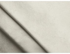 Kremowe łóżko kontynentalne ze schowkiem 160x200 cm Mikana – Makamii