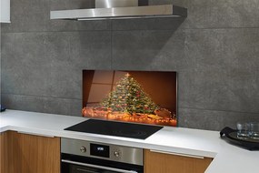 Szkło Ozdobne do Kuchni Choinka w Blasku Świec