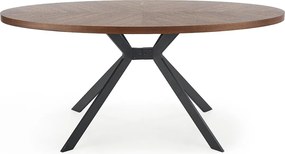 Stół LOCARNO 170x90 orzech/czarny