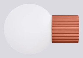 Pomarańczowy kinkiet ø 12 cm Orbital – Sollux