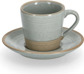 Zestaw kamionkowych filiżanek do espresso, 60 ml