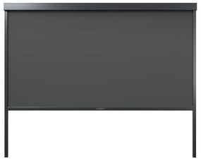 MARKIZA TARASOWA MANUALNA 370X218 CM ŚCIANKA BOCZNA DO PERGOLI 4M ANTRACYT