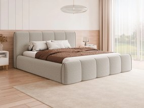 Łóżko tapicerowane z pojemnikiem na pościel Wincan