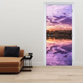 Fototapeta na drzwi - Fioletowe niebo (95x205cm)