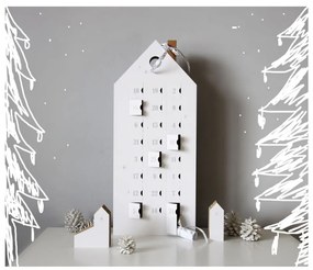 Kalendarz adwentowy ze szczegółami w srebrnym kolorze Unlimited Design for kids
