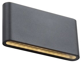 Zewnetrzna Lampa ścienna czarna magnetyczna z możliwością ładowania LED - Batt Nowoczesny Oswietlenie zewnetrzne