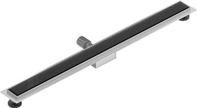 Mexen Flat MGB odpływ liniowy 100 cm, czarne szkło - 1026100-15