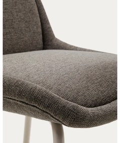 Szarobeżowy hoker (wysokość siedziska 65 cm) Aimin – Kave Home