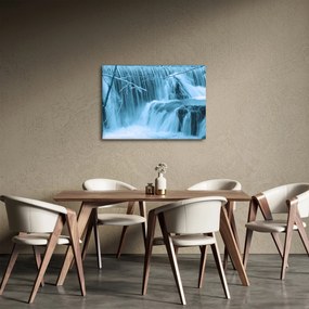 Obraz - lodowe wodospady (70x50 cm)