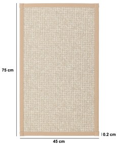 Chodnik do przedpokoju pleciony, 75 x 45 cm