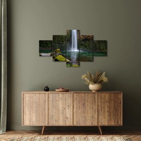 Obraz wodospadów (125x70 cm)