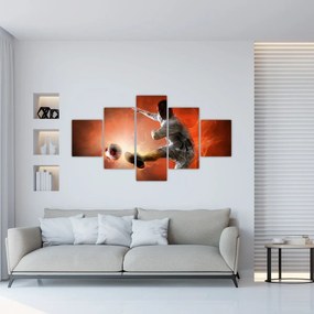 Obraz - Piłkarz (125x70 cm)