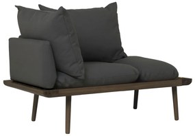 Antracytowa ławka Lounge Around – UMAGE