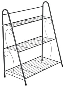 Regał metalowy Veruma, ciemnoszary