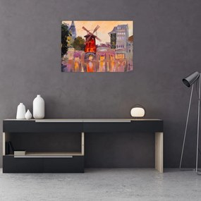 Obraz na szkle - Moulin Rouge, Paryż, Francja (70x50 cm)