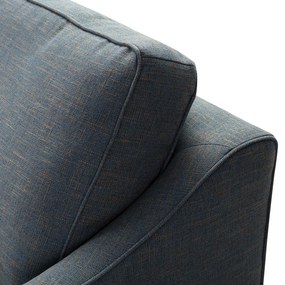 Sofa narożna Venuste denim blue/brown