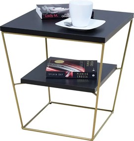 Stolik kawowy w stylu glamour czarny Z5-E68