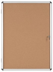 Gablota informacyjna z korkową powierzchnią, 720 x 980 mm