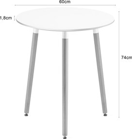 Okrągły stół skandynawski Kami 60 cm
