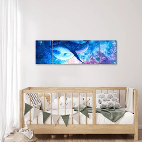 Obraz - Kosmiczny wieloryb (170x50 cm)