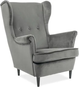 Elegancki tapicerowany fotel Lord Velvet