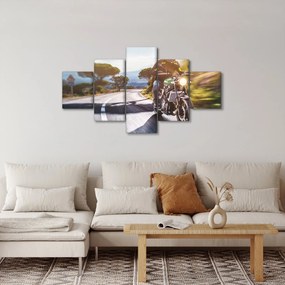 Obraz - Motocyklista (125x70 cm)