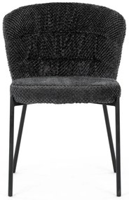 Zestaw krzeseł do jadalni Bouclé CT-W1077 GREY2, 4szt.