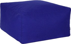 Niebieski wełniany puf Keno – noo.ma