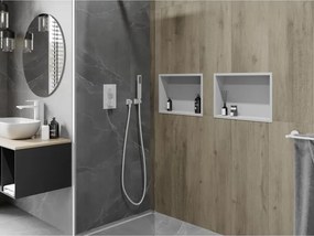 Mexen X-Wall-R półka wnękowa z kołnierzem 45 x 30 cm, biała - 1920453010
