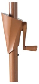 Beżowy parasol ogrodowy ø 300 cm Wood – Rojaplast