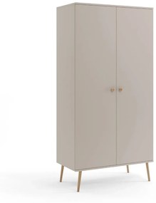 Szafa LEBEL z drążkiem 100cm kaszmirowa MELIMEBLE