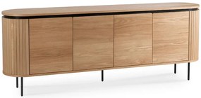 Nowoczesna komoda na nóżkach 200cm dąb L4-E83