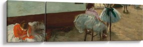 Obraz - Edgar Degas, The Dance Lesson, reprodukcje (170x50 cm)