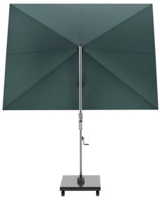 KNIRPS 320 x 320 cm - luksusowy wahadłowy parasol ogrodowy z drążkiem bocznym : Kolor parasola Knirps - Niebieski