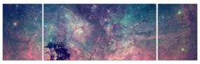 Obraz - Nieziemskie nocne niebo (170x50 cm)