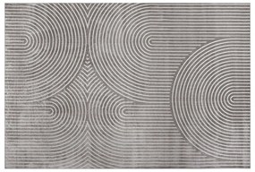 Szary dywan z wiskozy 140x200 cm Geode – douceur d'intérieur