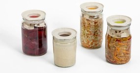 Plastia Zestaw fermentacyjny - kość słoniowa z fusami kawy, brąz