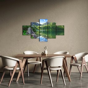 Obraz jeziora w Tatrach (125x70 cm)