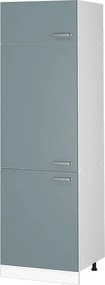 Szafka na lodówkę niebiesko-szary 60x57.2x206.8 r-line